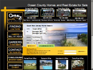 Web site www.century21pacesetter.com, Pacesetter Realty
