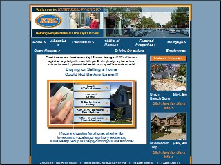 Web site www.kubisrealty.com, Kubis Realty