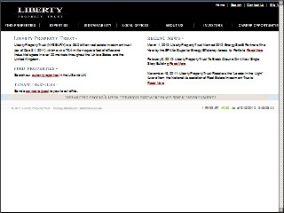 Web site www.libertyproperty.com, Liberty Property Trust Inc