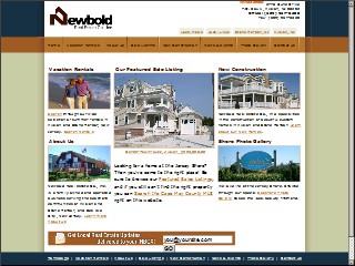 Web site www.newboldrealestate.com, Newbold Real Estate