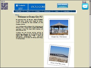 Web site www.oc33.com, Ocean City Realty
