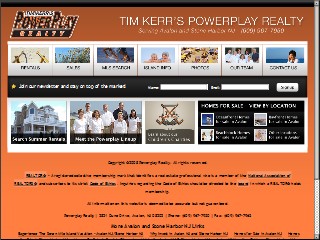 Web site www.powerplayrealty.com, Tim Kerr's Power Play Realty